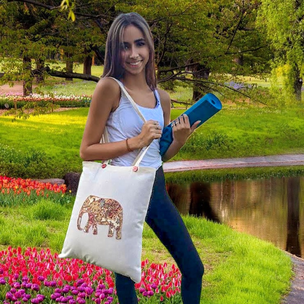 Cotton Tote Shopping Bag Reusable